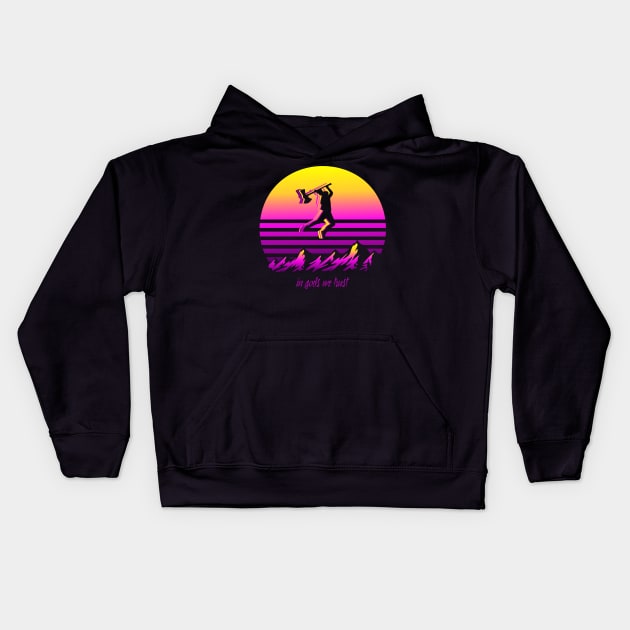 in gods Kids Hoodie by spoilerinc